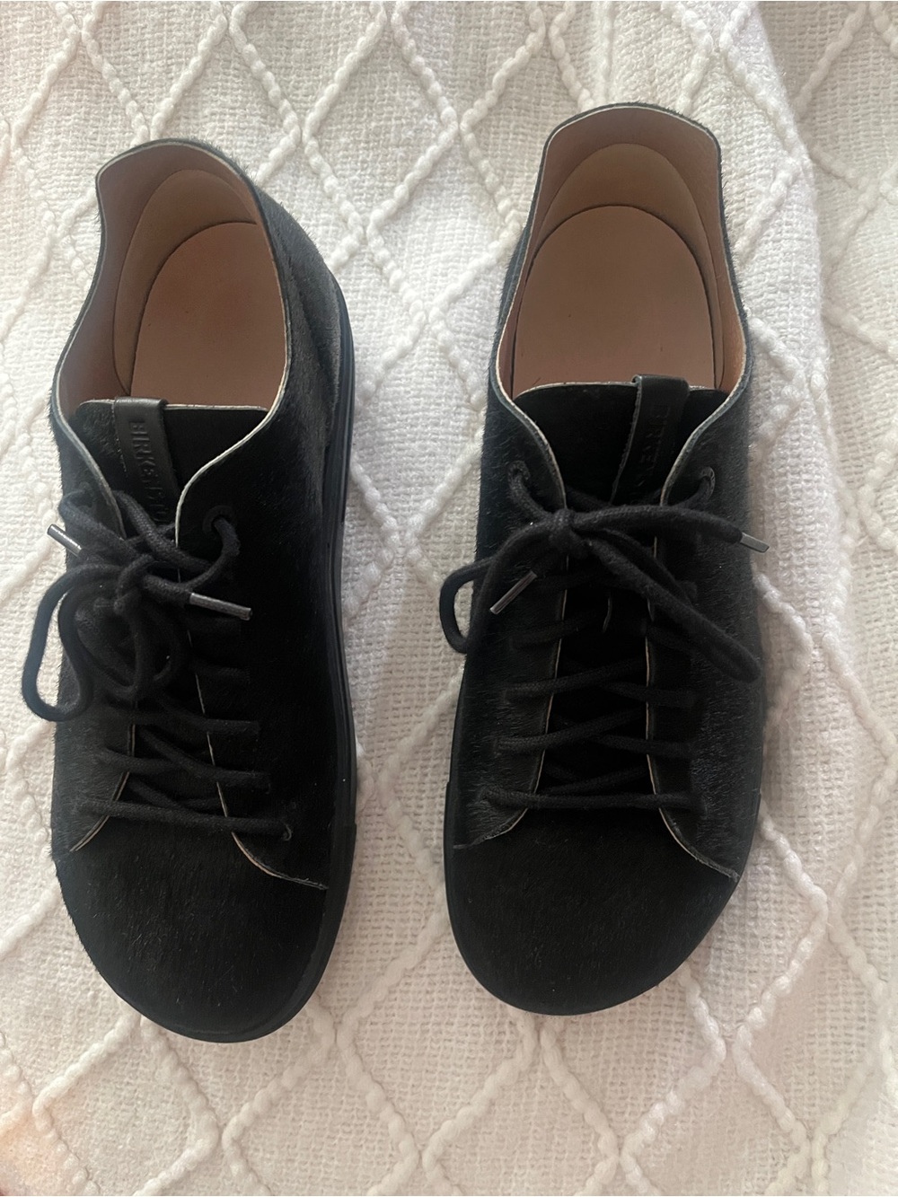 Birkenstock Black Low-Top Lace-Up Sneakers